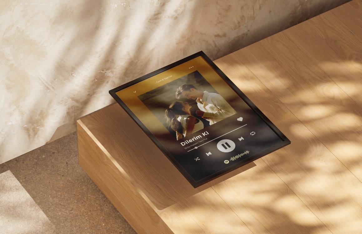 Kişiye Özel Spotify Çalar Arayüzü Tablosu