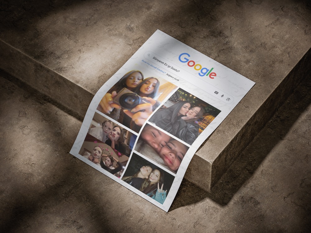 Kişiye Özel Google Arama Motoru Temalı Arkadaş Tablosu | Dünyanın En İyi İkilisi
