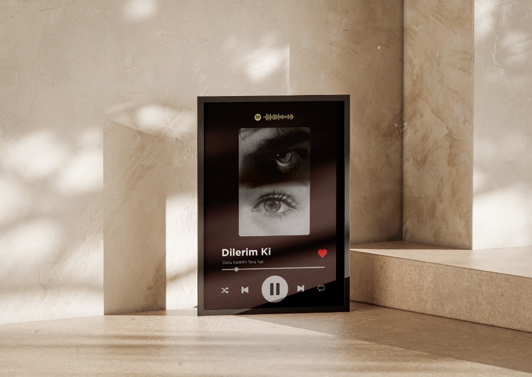 Kişiye Özel Göz Gözeyken Spotify Çalar Tablosu | İnteraktif Hediye