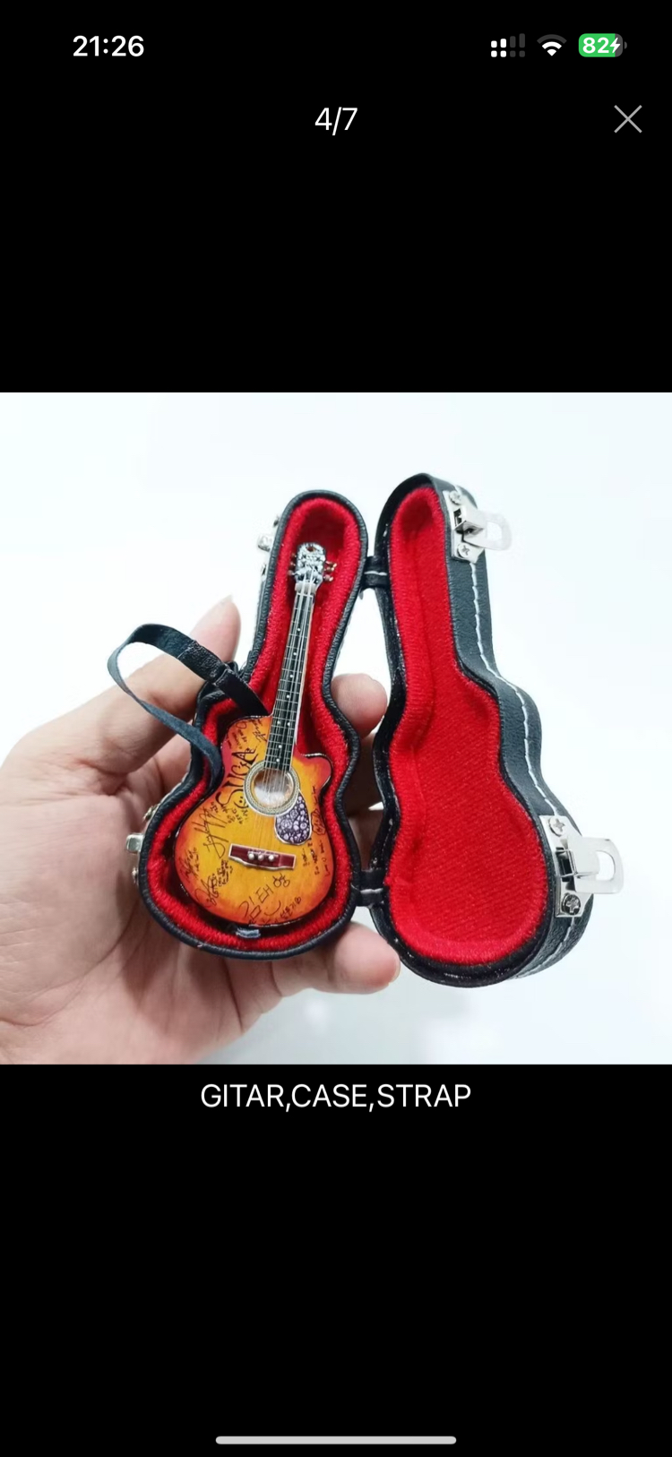 Suga gitar minyatür 