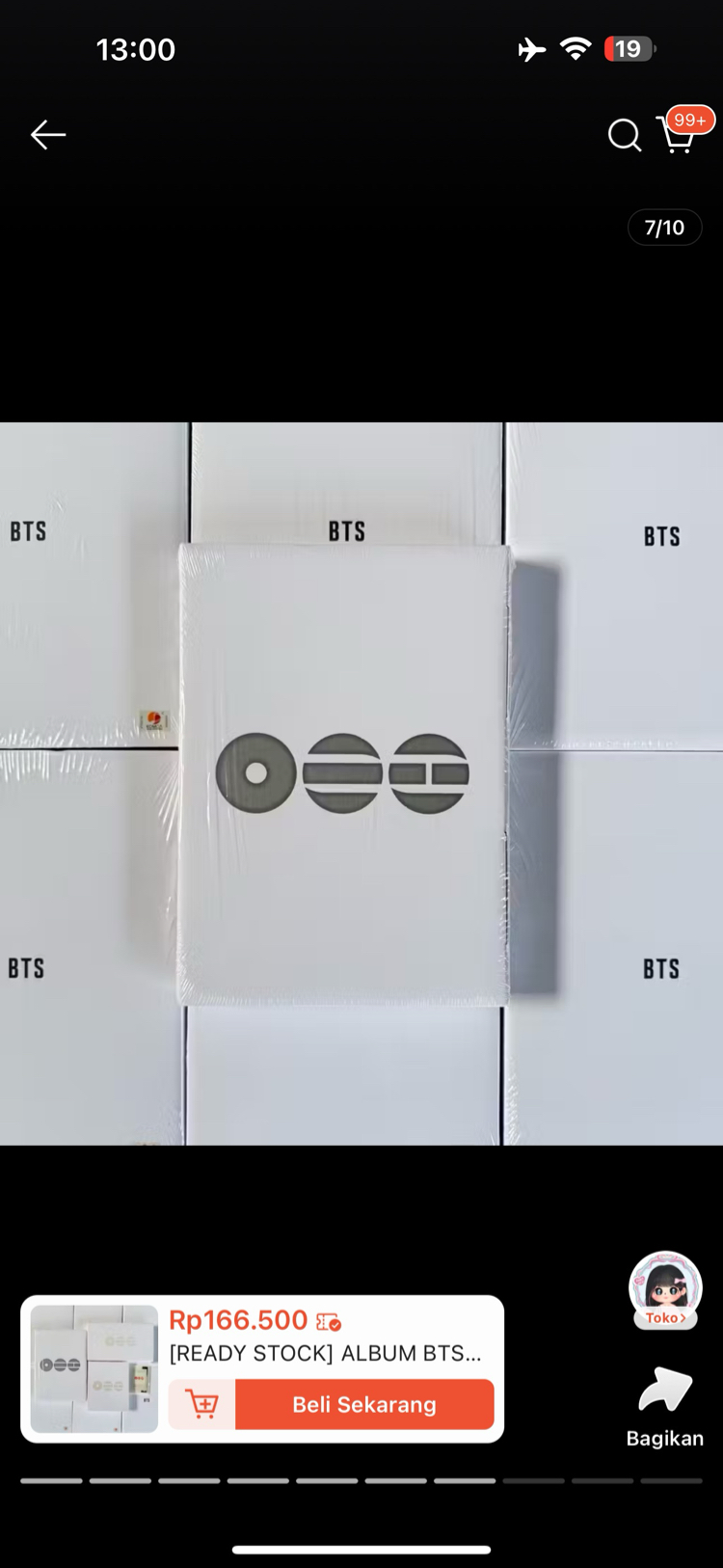 Arirang bts living legend için kargo ilanı