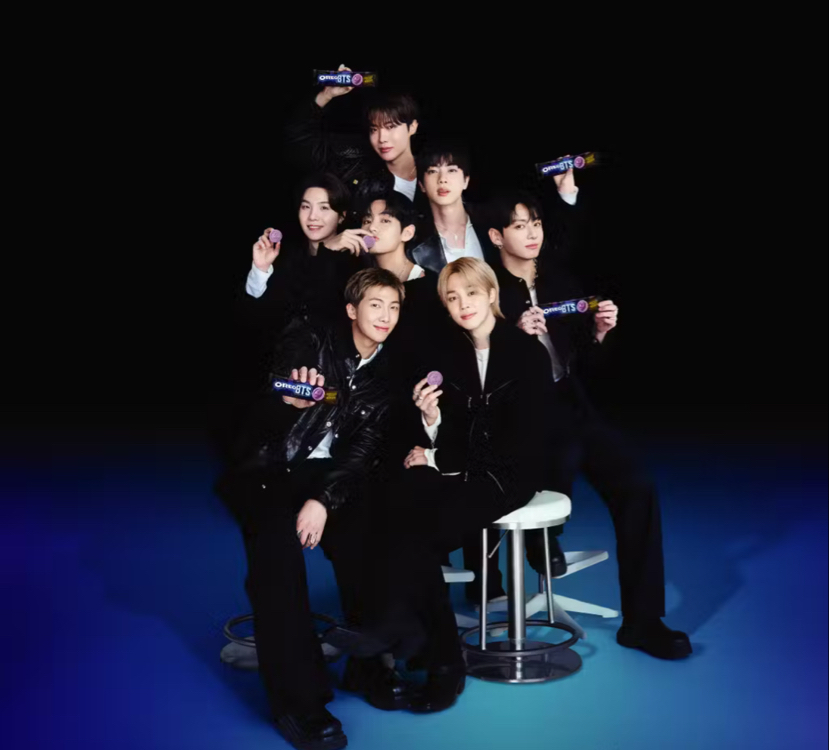 Bts oreo 5 adet orjinal sticker dahil 