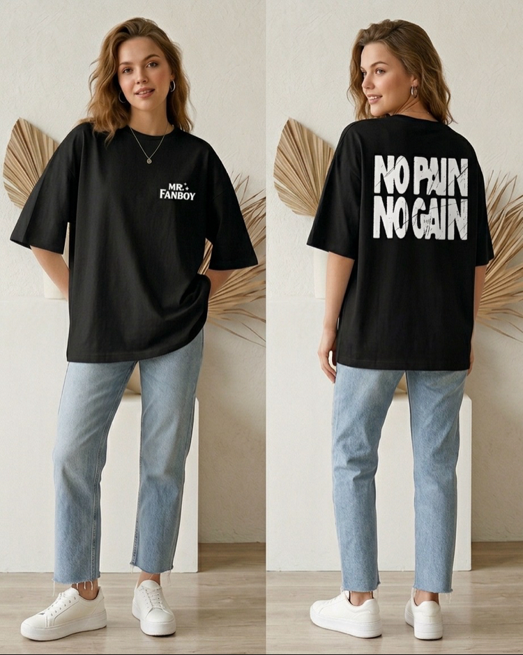 Mr. Fanboy Unisex Oversize Tişört