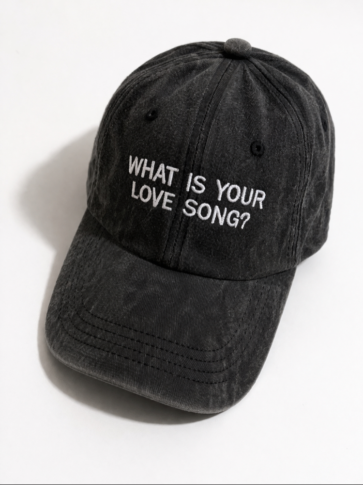 BTS What Is Your Love Song? Nakışlı Unisex Şapka