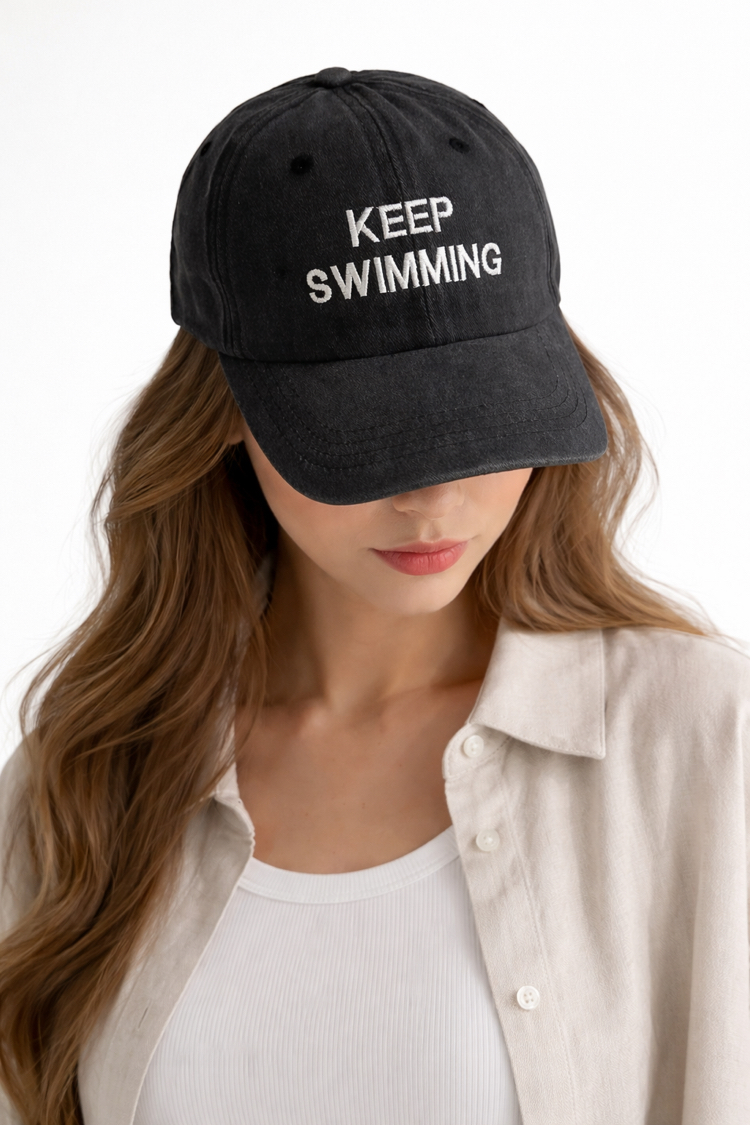 BTS Keep Swimming Nakışlı Unisex Şapka