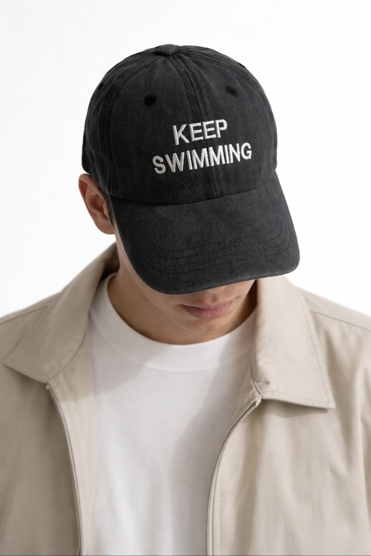 BTS Keep Swimming Nakışlı Unisex Şapka