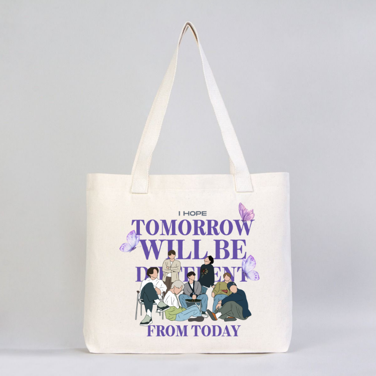 BTS Tomorrow Modern Kanvas Çanta