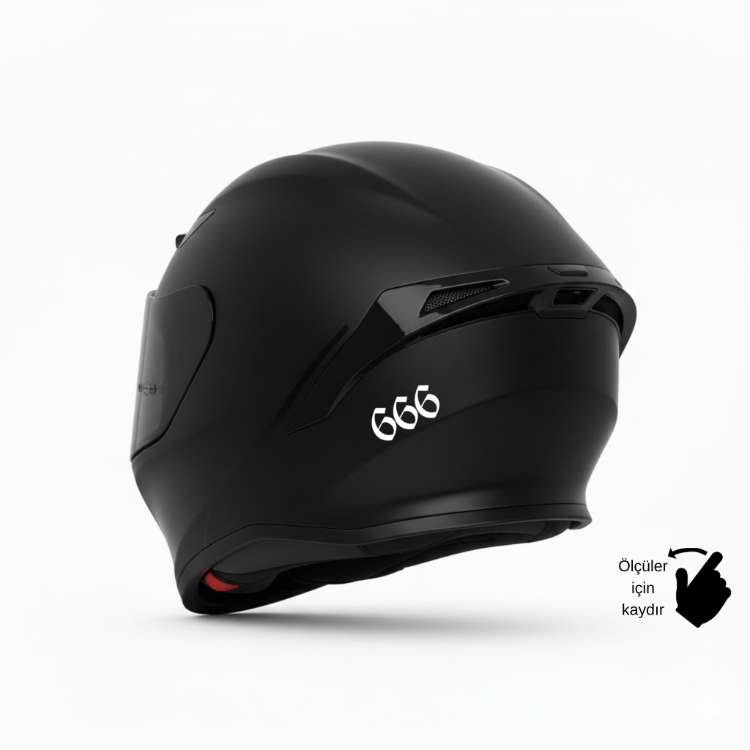 666 Sayı Sticker