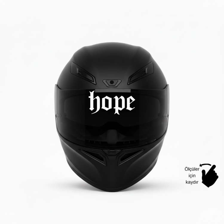 HOPE "umut" Vizör Sticker