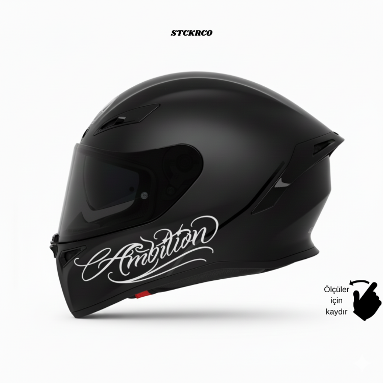 AMBITION Calligraphy Sticker