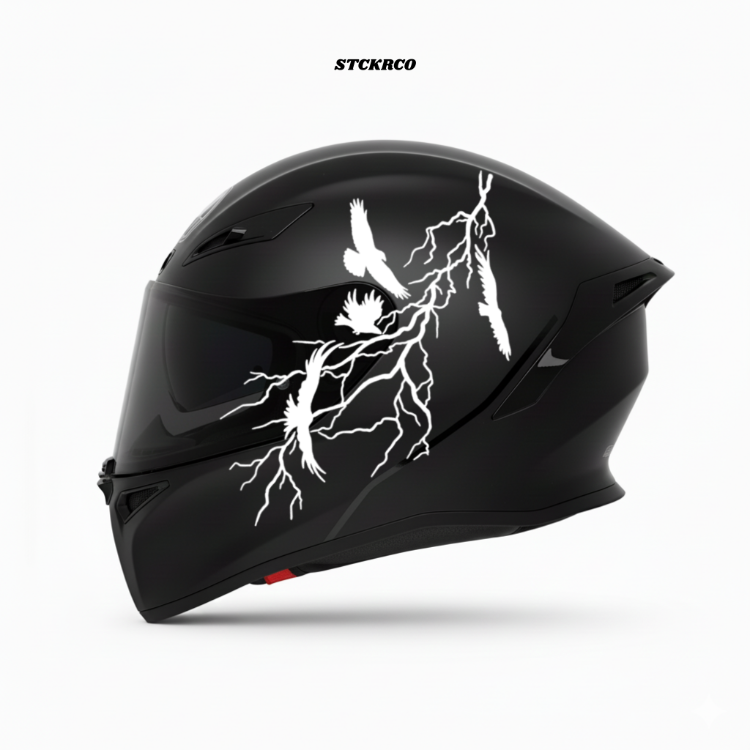 RAVEN & LIGHTNING Sticker