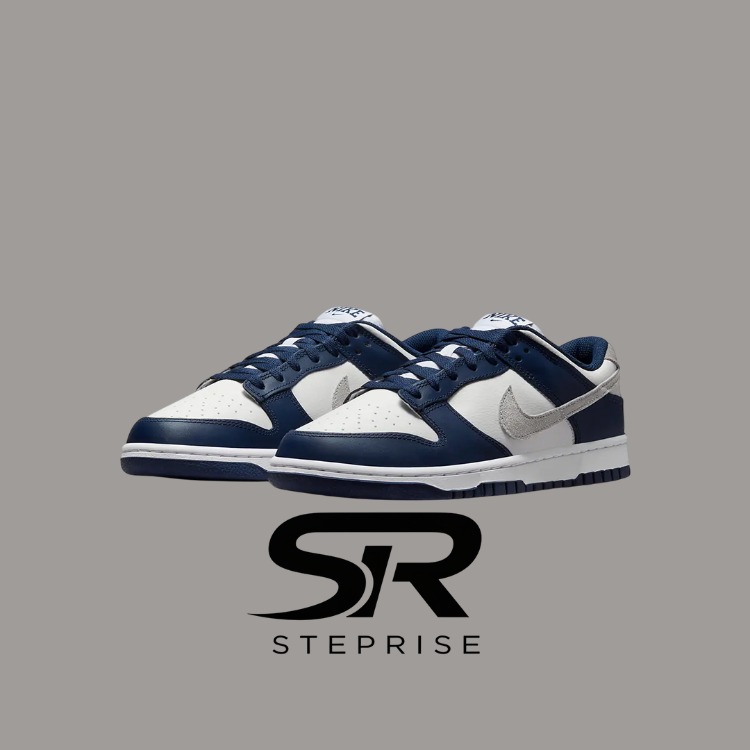 Nike Dunk Low Summit White Midnight Navy