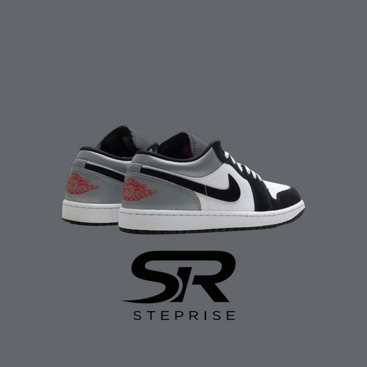 Nike Air Jordan 1 Low SE White Fire Red Black Matte Silver