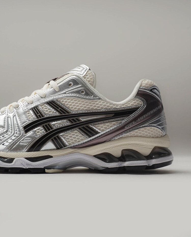 As!cs Gel Kayano 14 “ Metallic Silver “