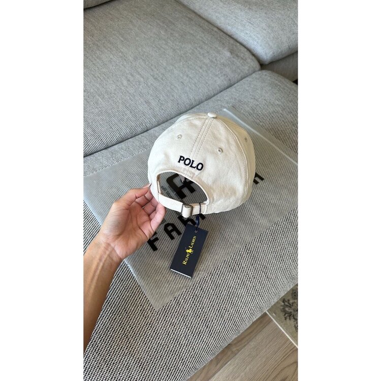 R.L “ White & Navy “ Hat