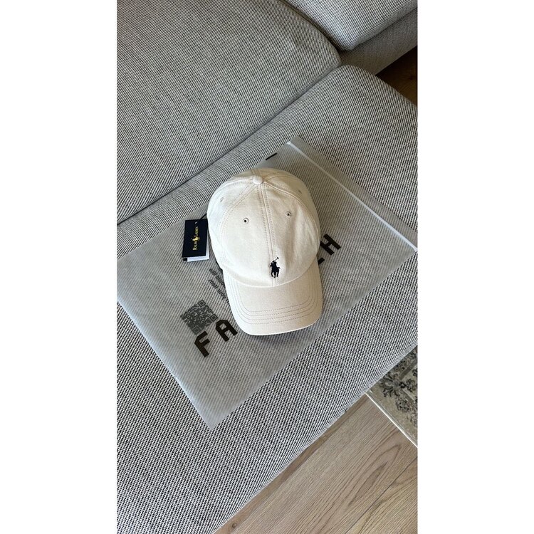 R.L “ White & Navy “ Hat