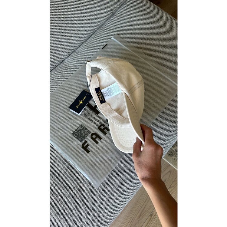 R.L “ White & Navy “ Hat