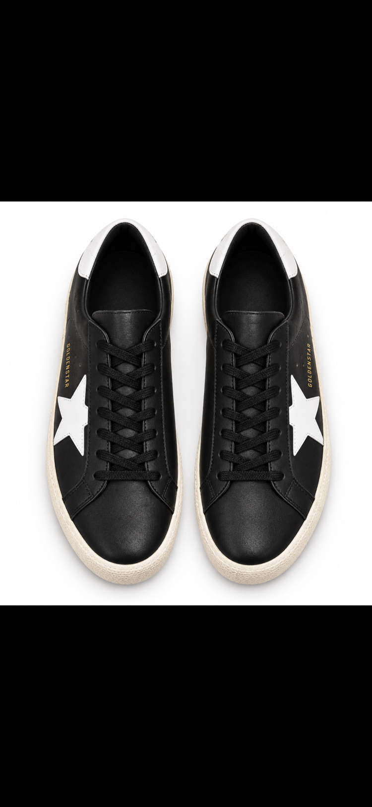 Golden Goose Super-Star Erkek Black & white