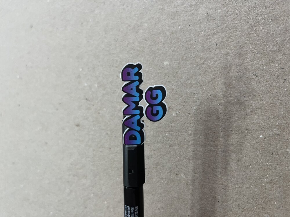 DAMAR GG Şeffaf Sticker