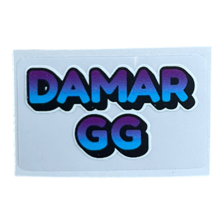 DAMAR GG Şeffaf Sticker