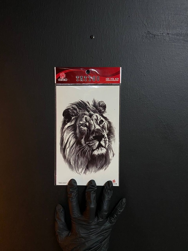 Lion Sticker Tattoo