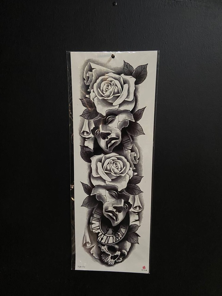 Kol Kaplama Geçici Tattoo (45cm)