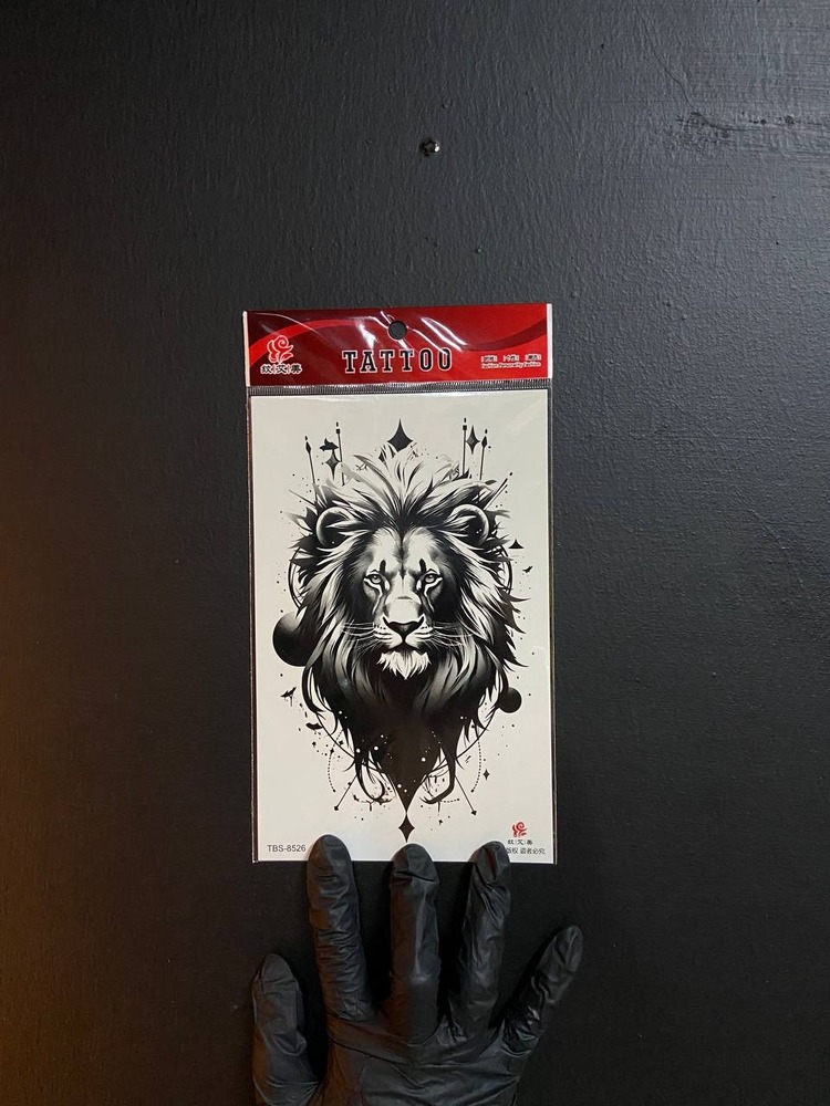 Lion Sticker Tattoo