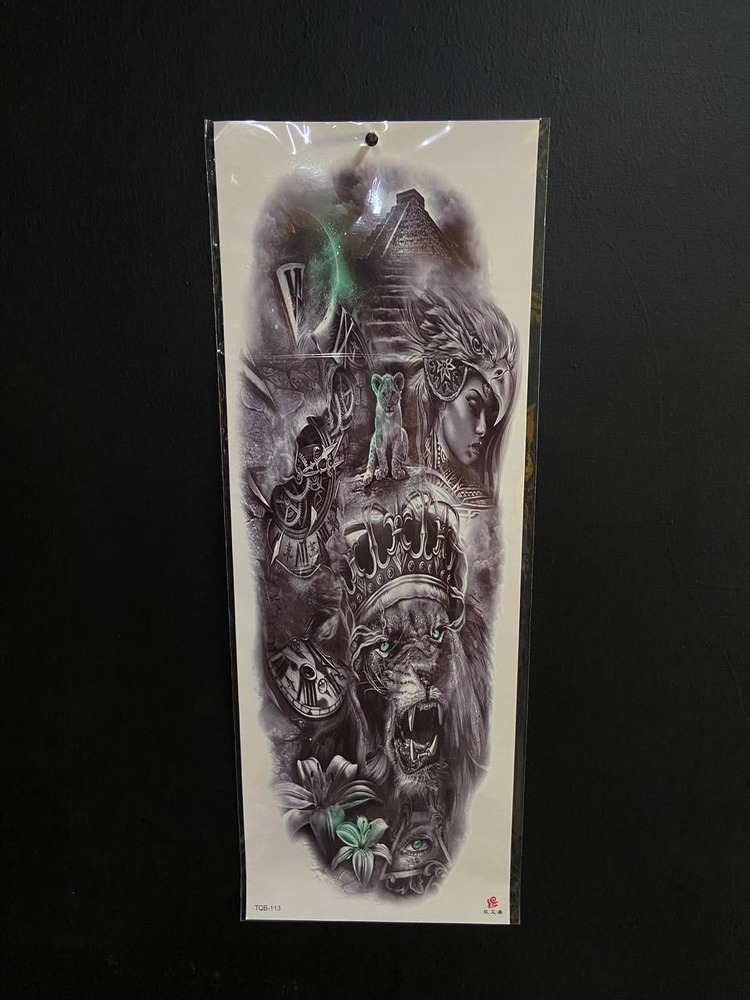 Kol Kaplama Efektli Tattoo (45cm)