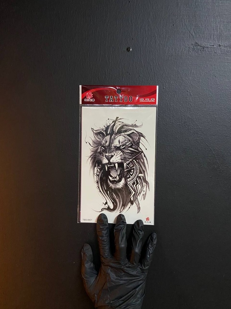 Lion Sticker Tattoo
