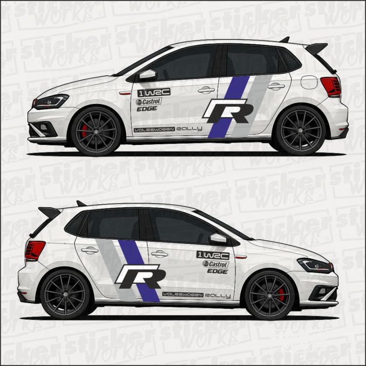 Volkswagen R Wrc Sticker