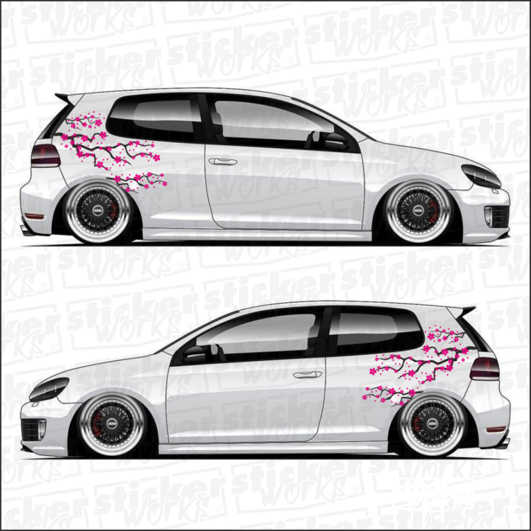 Sakura Sticker Uygulaması | Aracınıza Bahar Gibi Dokunuş!