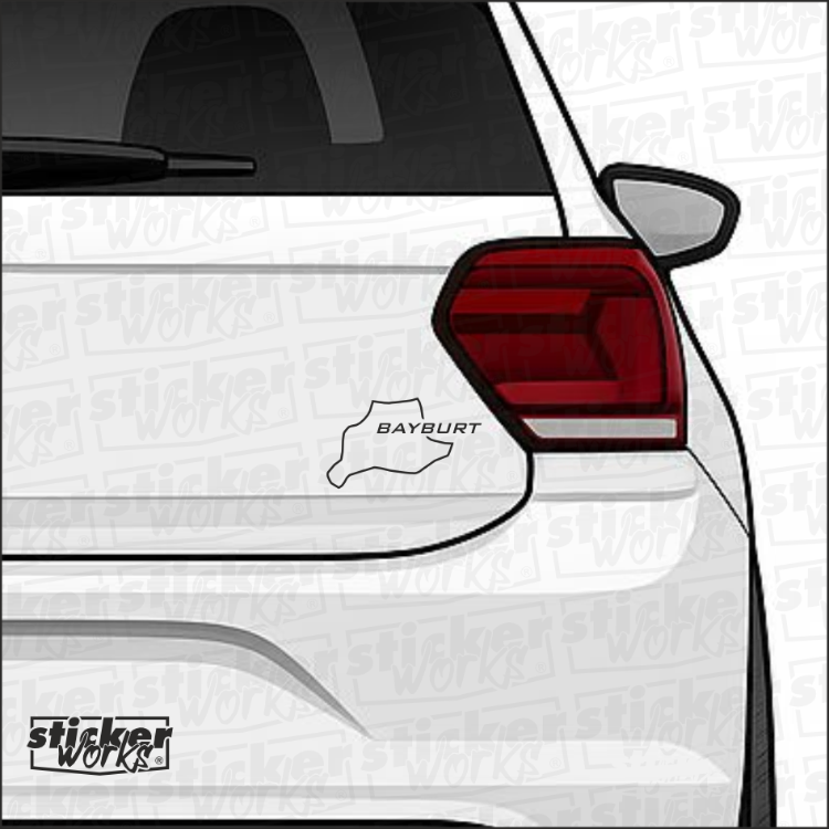 Bayburt il Harita Sticker – Şehir Aşkını Yansıt!