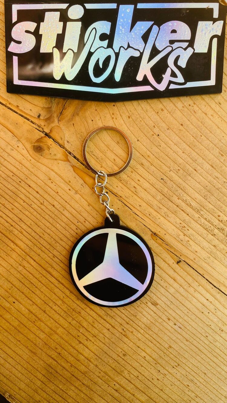 Mercedes Benz  Hologram Anahtarlık
