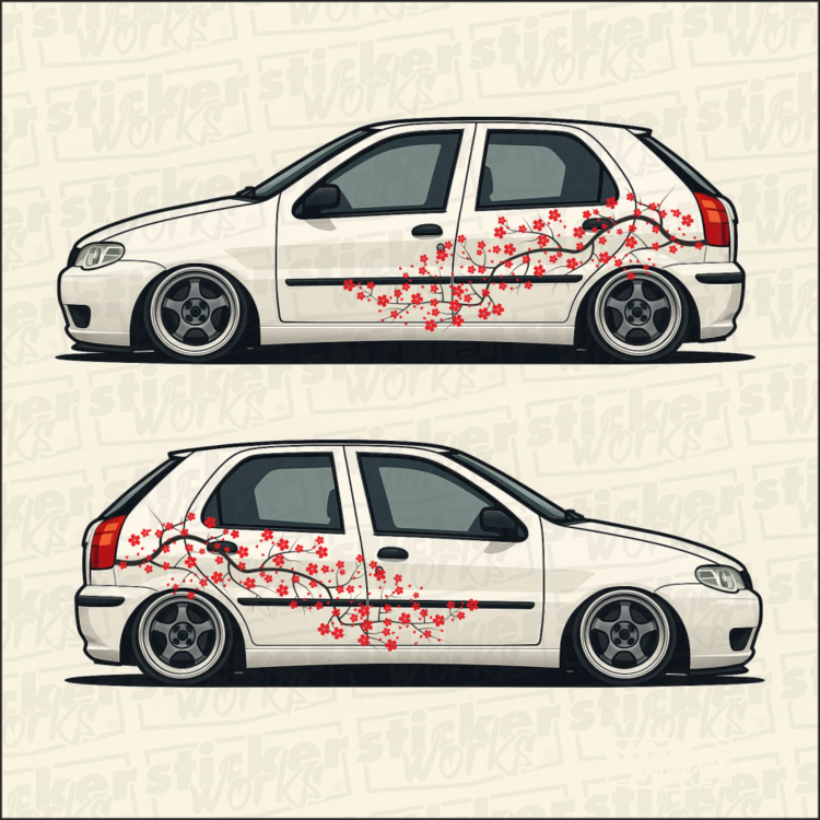 Sakura Sticker Uygulaması  | Aracınıza Bahar Gibi Dokunuş!