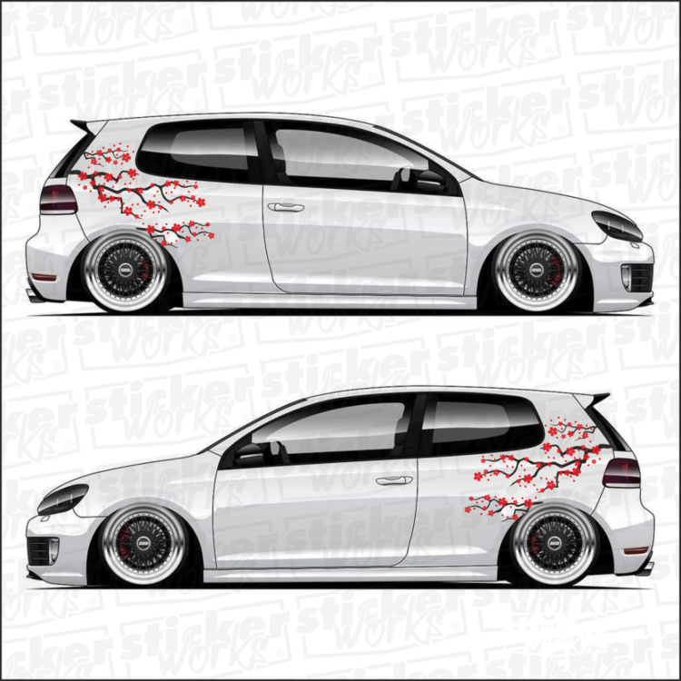 Sakura Sticker Uygulaması | Aracınıza Bahar Gibi Dokunuş!