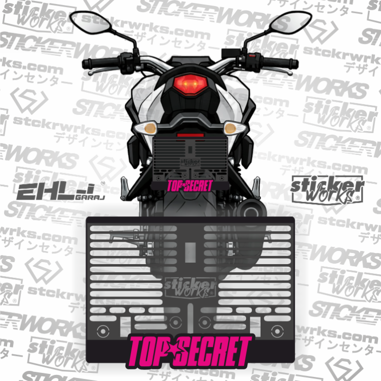 Top Secret Motor Plakalık
