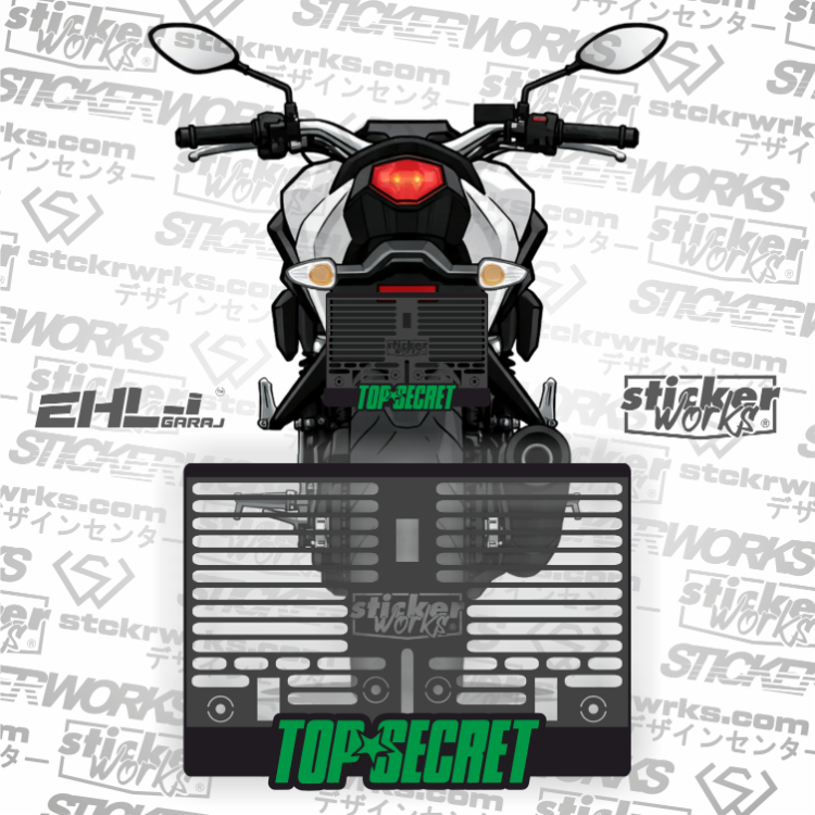 Top Secret Motor Plakalık