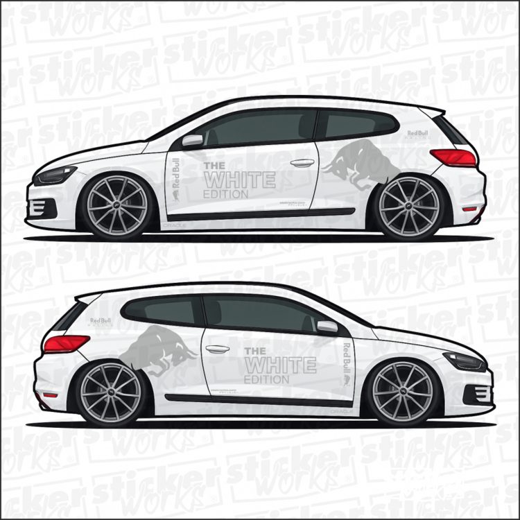 Red Bull The Edition Sticker – Yan Gövde Sticker Seti