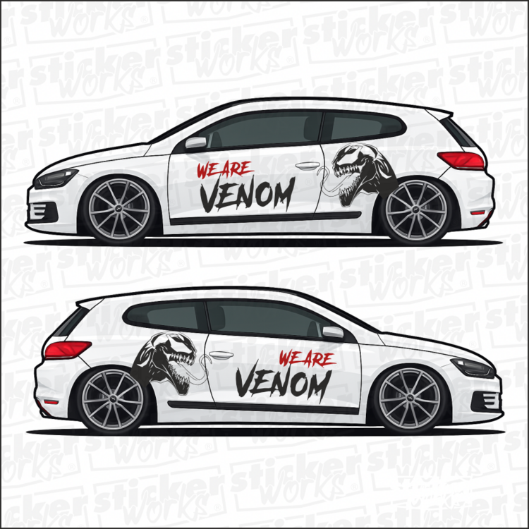 "We Are Venom" Araç Kapı Stickeri