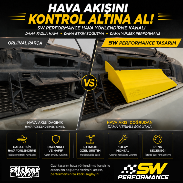 Volkswagen Polo 6R 6C Cooling Air Duct | Hava Kanalı | SW Performance