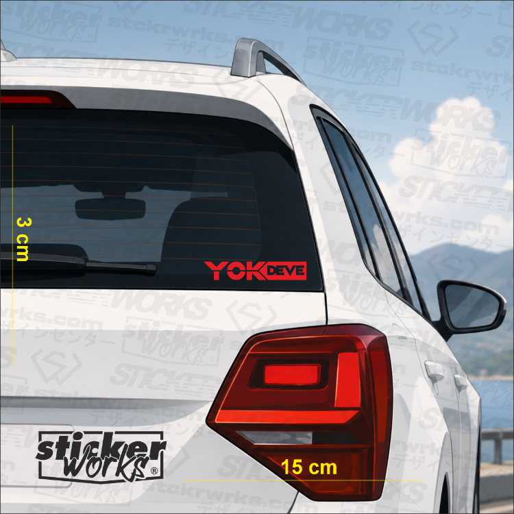 Yok Deve Sticker