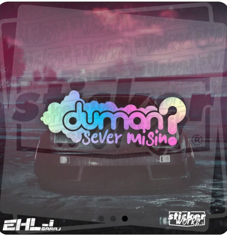 Duman Sever misin ? Sticker