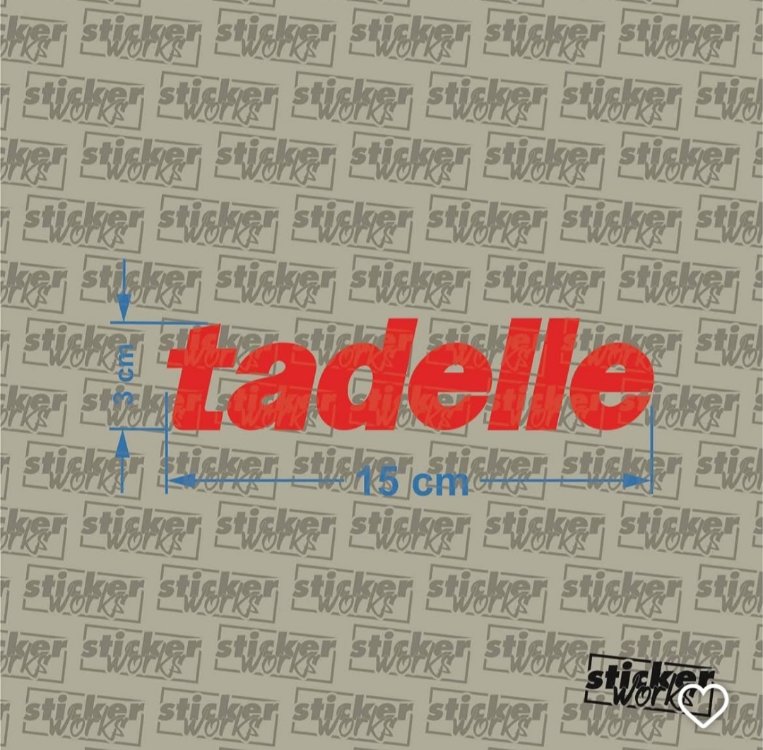 Tadelle Sticker