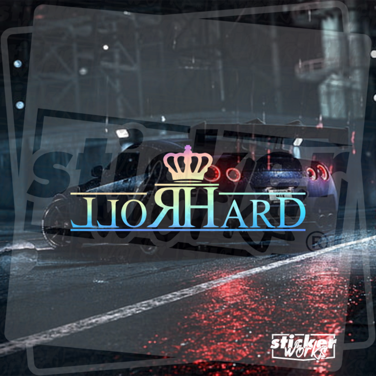 Roll Hard Sticker