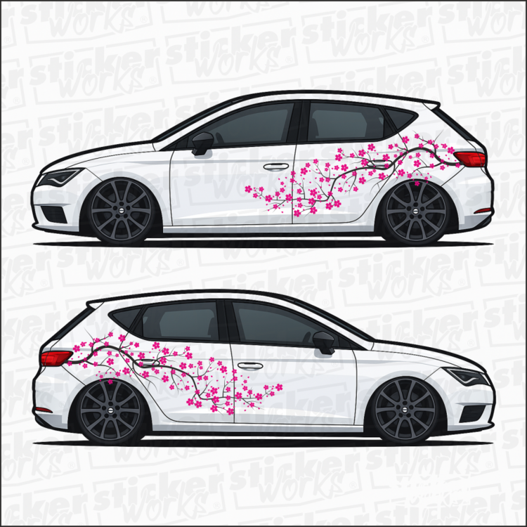Sakura Sticker Uygulaması  | Aracınıza Bahar Gibi Dokunuş!