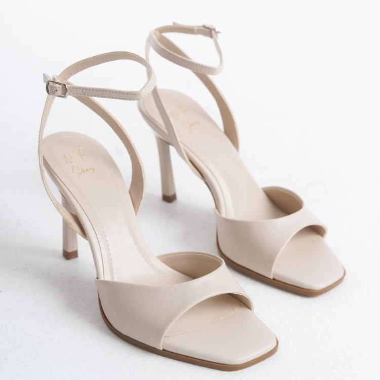ZR BEJ CİLT BAYAN SANDALET