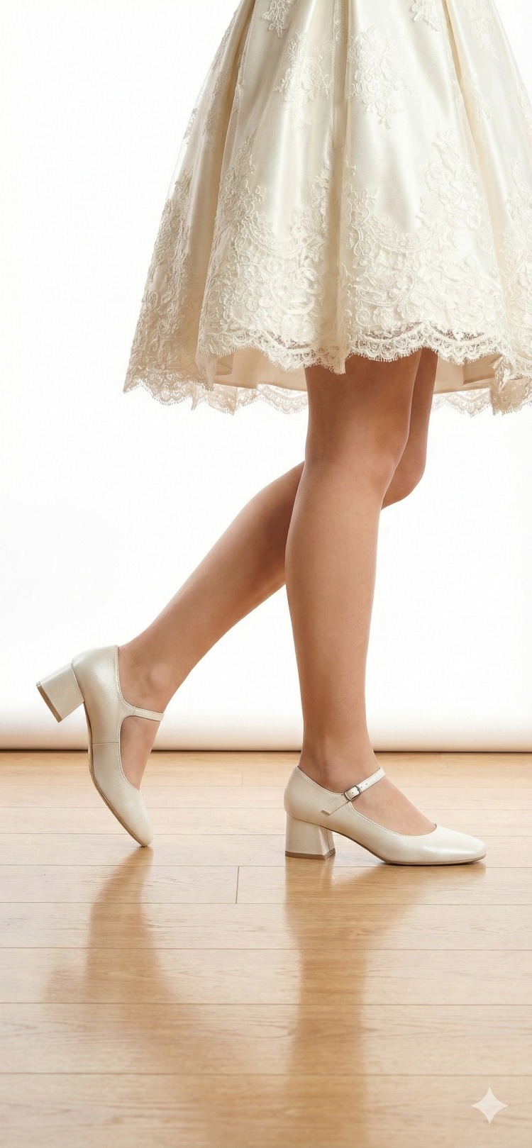 COMFY SEDEF BEYAZ GELİNLİK AYAKKABISI