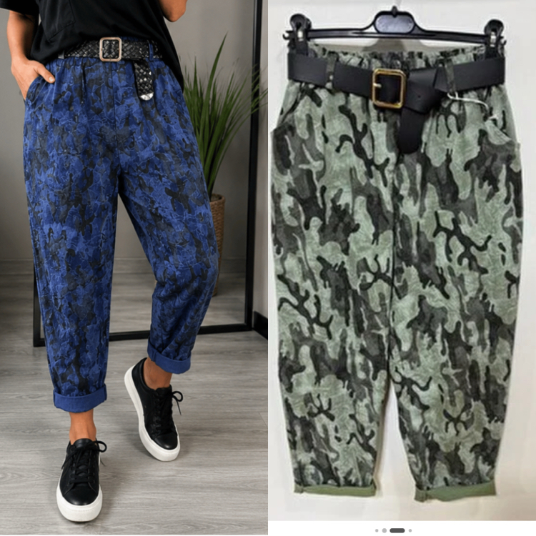 Kamuflaj İtalyan Coton Pantolon 