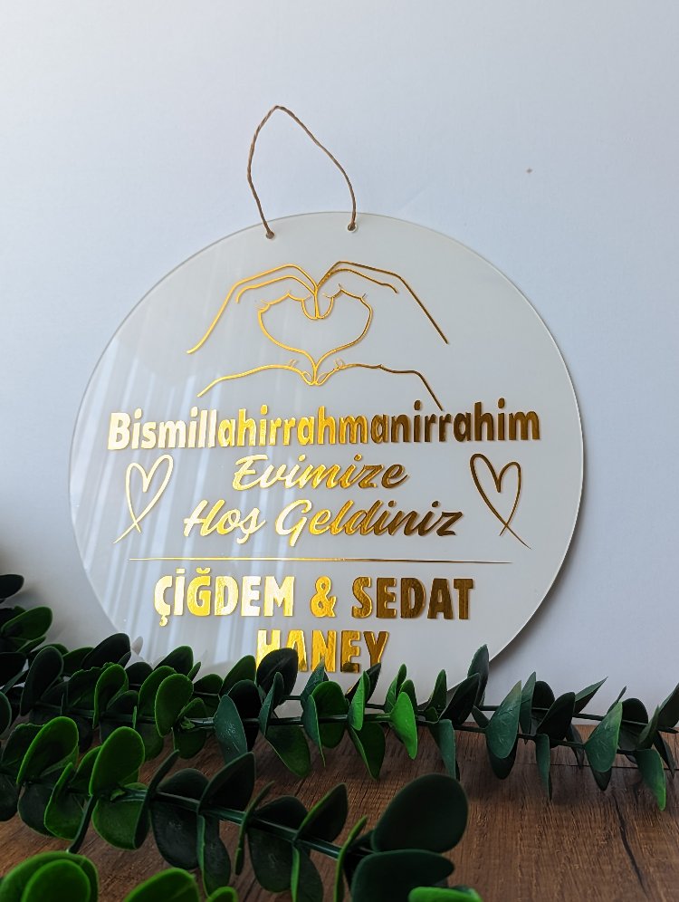 Krem Gold Kapı Süsü