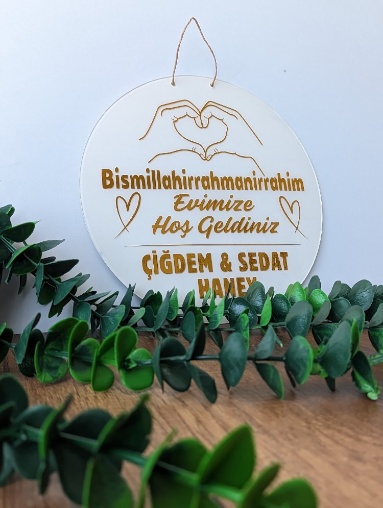 Krem Gold Kapı Süsü